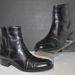 Florsheim Essex Leather Side Zip Boots Shoes